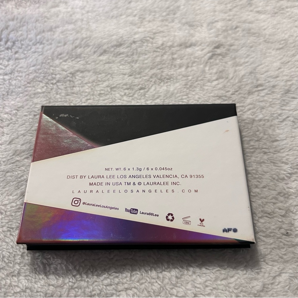 LAURA LEE Los Angeles Party Animal Pressed Pigment Eyeshadow Palette NEW - Picture 2 of 4